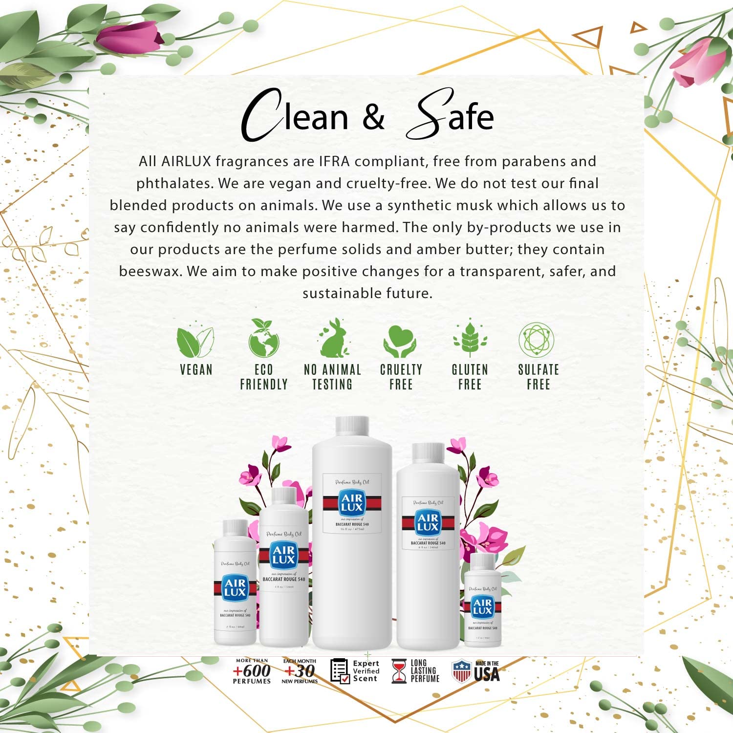 Premium Green Tea Musk Perfume Oil for Women & Men - Long Lasting Alcohol-Free Fragrance, 16 Fl Oz | Perfect for Daily Wear, Office, Dates & Special Occasions