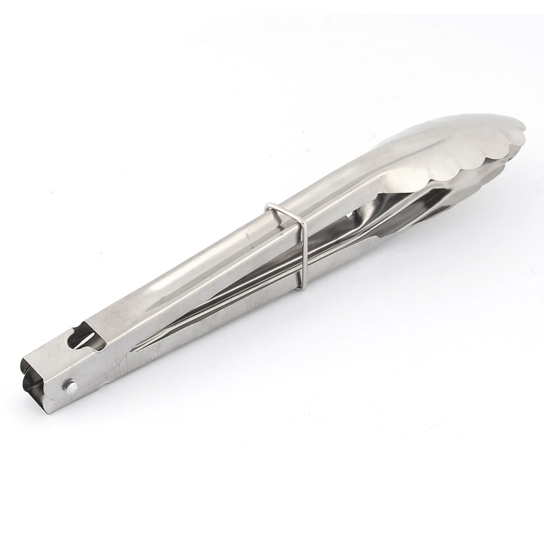 Stainless Steel Kitchen Tongs 9 Inches for Cooking, Grilling, BBQ, Buffet - Perfect for Serving Meat, Vegetables, Bread & More - Heavy Duty Food Clamp with Non-Slip Grip - Ideal for Restaurants & Home Use