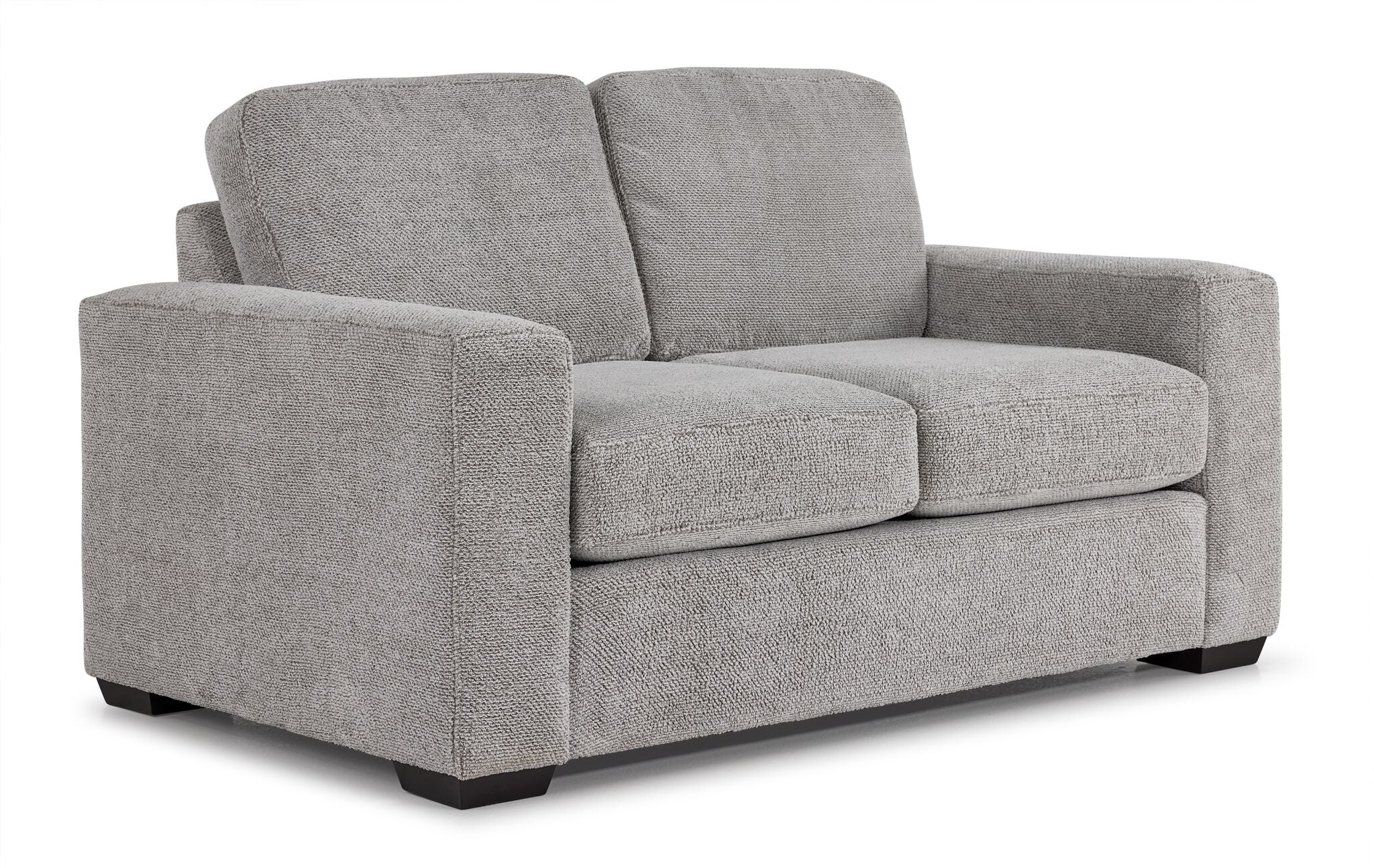 Celeste Loveseat in Snoopy Grey - Modern Small Sofa for Living Room, Bedroom, or Office - Perfect for Cozy Spaces and Small Apartments