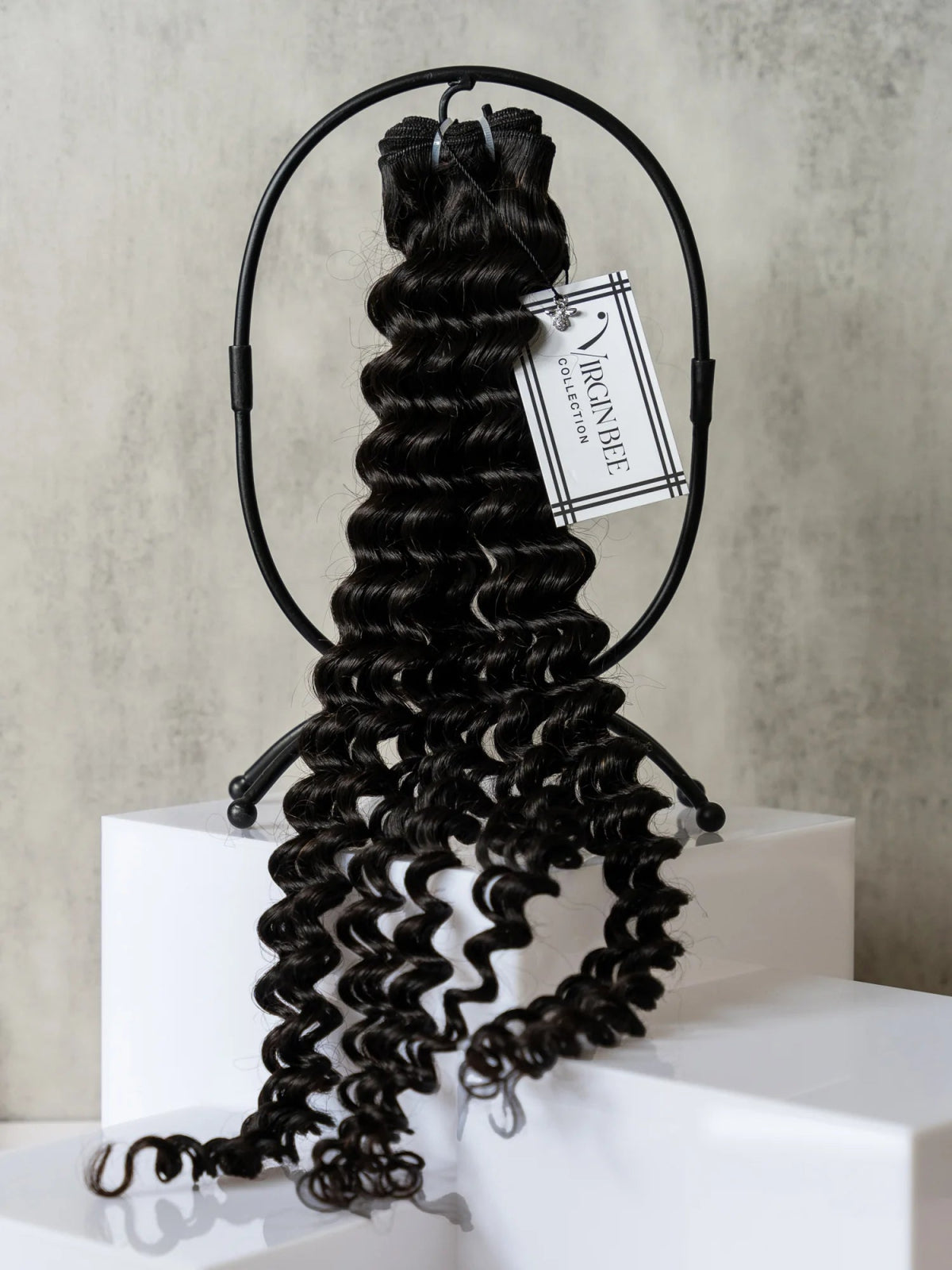 Virgin Deep Wave Bundle Hair Extensions - 100% Human Hair Weave for Black Women | Perfect for Protective Styles, Braids & Everyday Wear