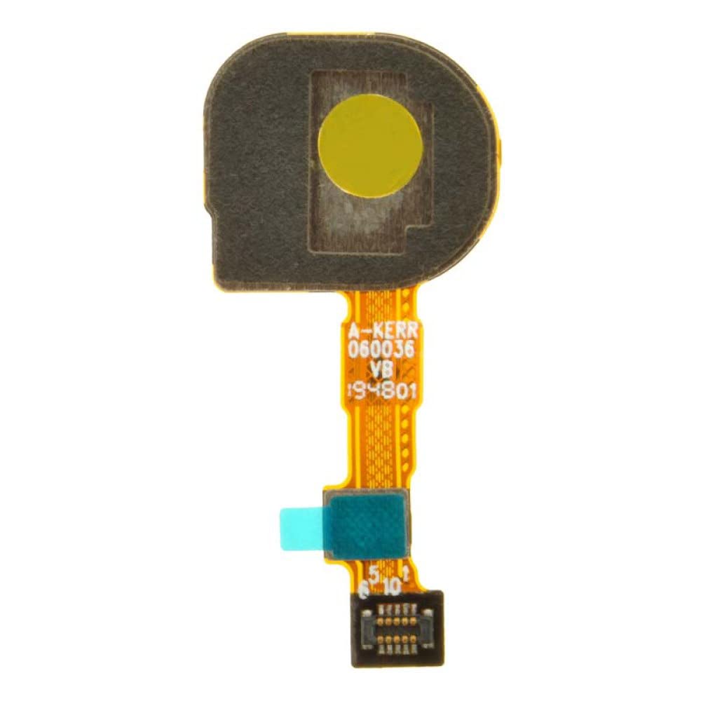 Original Fingerprint Scanner Assembly Replacement for Samsung Galaxy A11 - Black with Separator Card | Easy DIY Repair for Cracked or Damaged Home Button