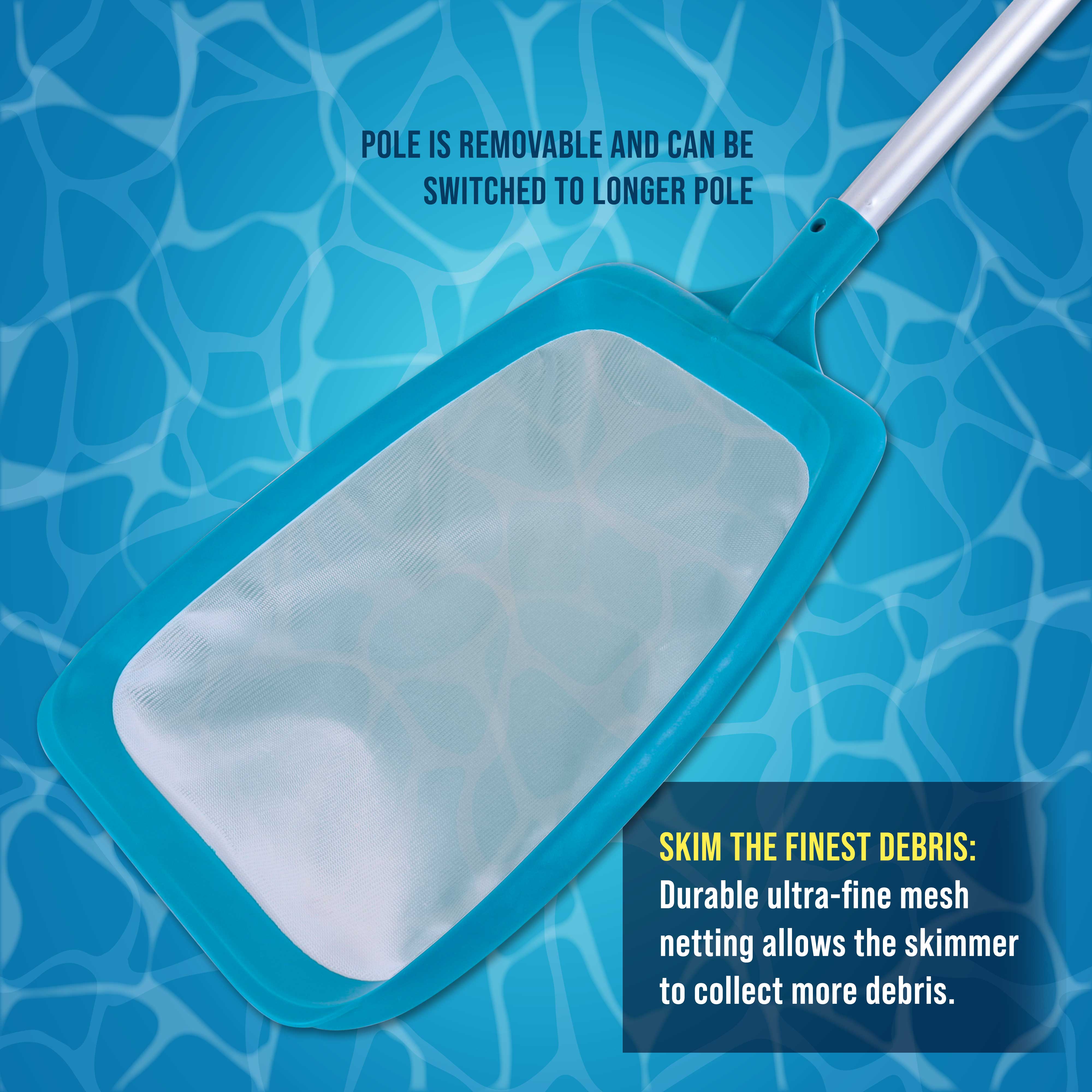Professional Spa & Hot Tub Leaf Skimmer Net with 17
