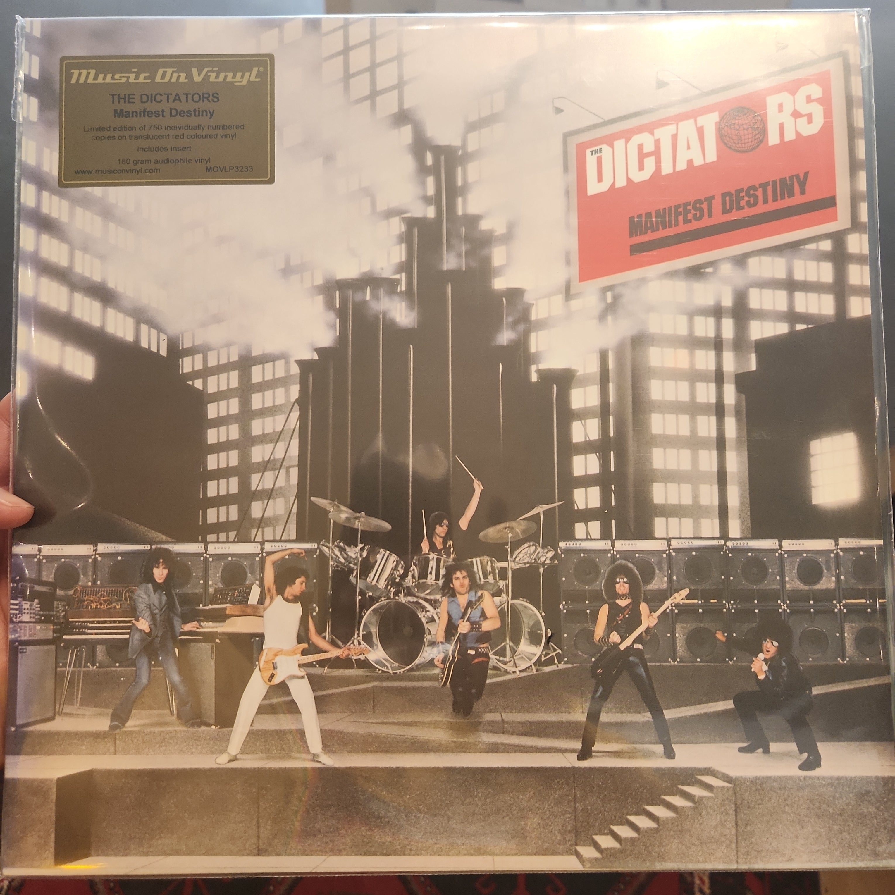 Dictators Manifest Destiny Limited Edition Colored Vinyl LP - Punk Rock Collectible Record for Music Enthusiasts & Vintage Vinyl Collectors