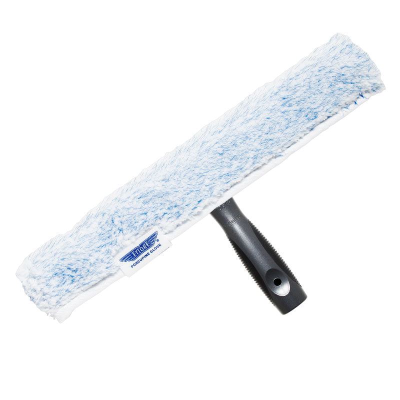 Ettore Porcupine Pro Grip Washer Complete - Heavy Duty Window Cleaning Squeegee with Comfortable Handle for Professional and Home Use - Perfect for Glass, Mirrors, and Shower Doors