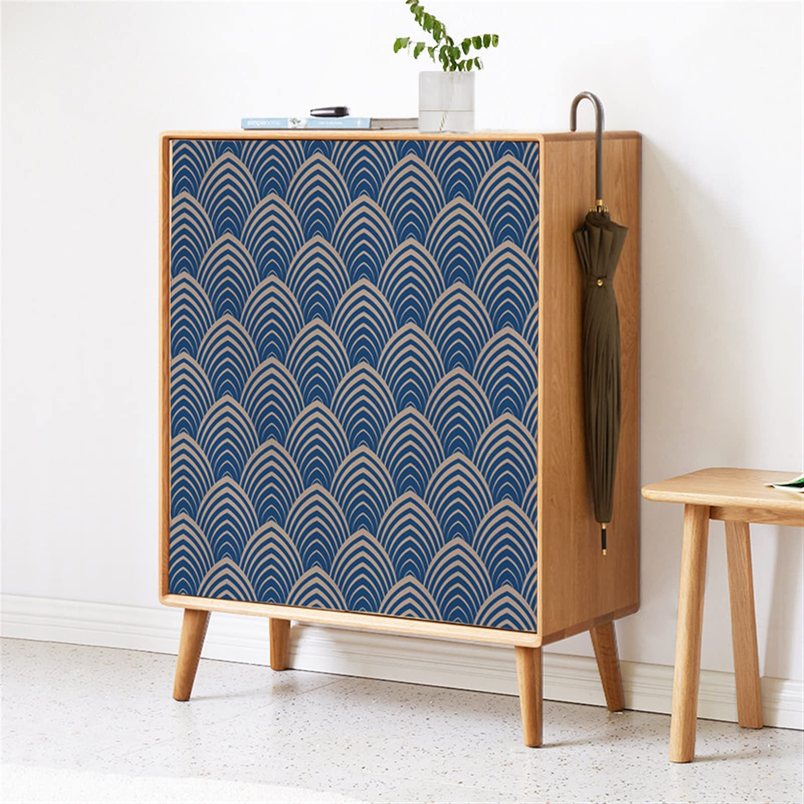 Liveinu Cabinet Curtains - Dust Proof Kitchen, Wardrobe & Bathroom Shelf Curtains - 31