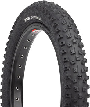 MSW Utility Player Bike Tire 20 x 2.25 Black Rigid Wire Bead 33 TPI - Perfect for BMX, Mountain Bikes, and Urban Commuting