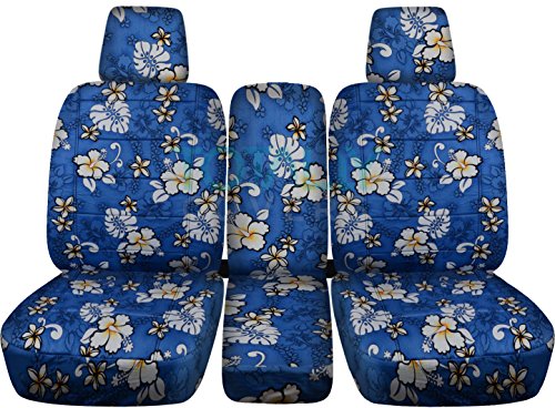 Blue w Flowers