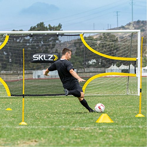 SKLZ Progt Shot 001 Soccer Training Goal Shot - Yellow/Black - Perfect for Adult Soccer Practice & Backyard Drills