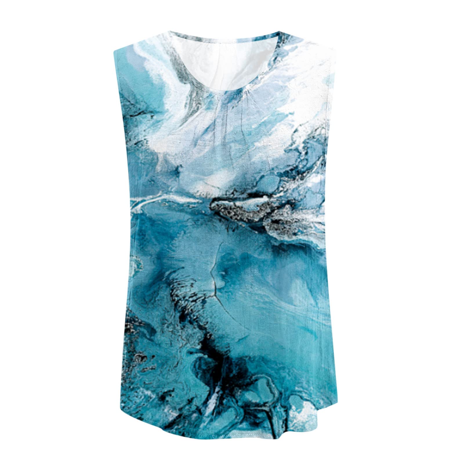 Women's Casual Summer Tops - Sleeveless Swing Shirts, Cute Printed Tank Tops & Loose Blouses | Comfortable Tees for Beach, Vacation & Everyday Wear