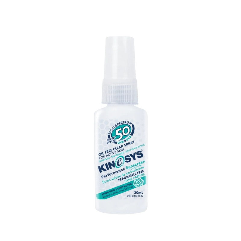 Kinesys SPF50 Sunscreen Spray - Broad Spectrum UVA/UVB Protection, Water Resistant, Lightweight & Non-Greasy for Outdoor Activities, Beach, Swimming & Sports