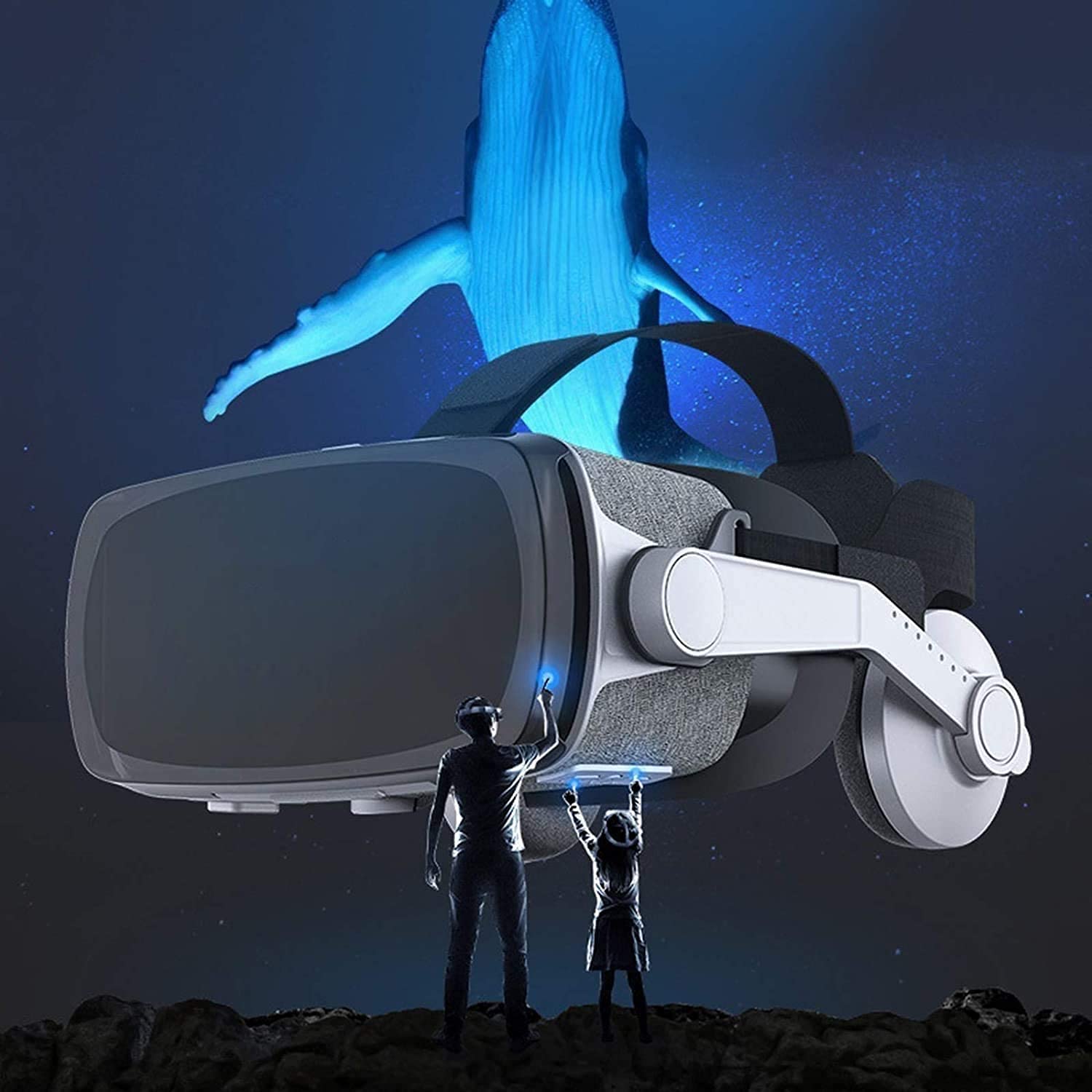 VR Glasses for iPhone & Android - 3D Virtual Reality Headset for Immersive Gaming & Movies | Comfortable Eye Care System for Extended Use | Perfect for Home Entertainment & VR Experiences