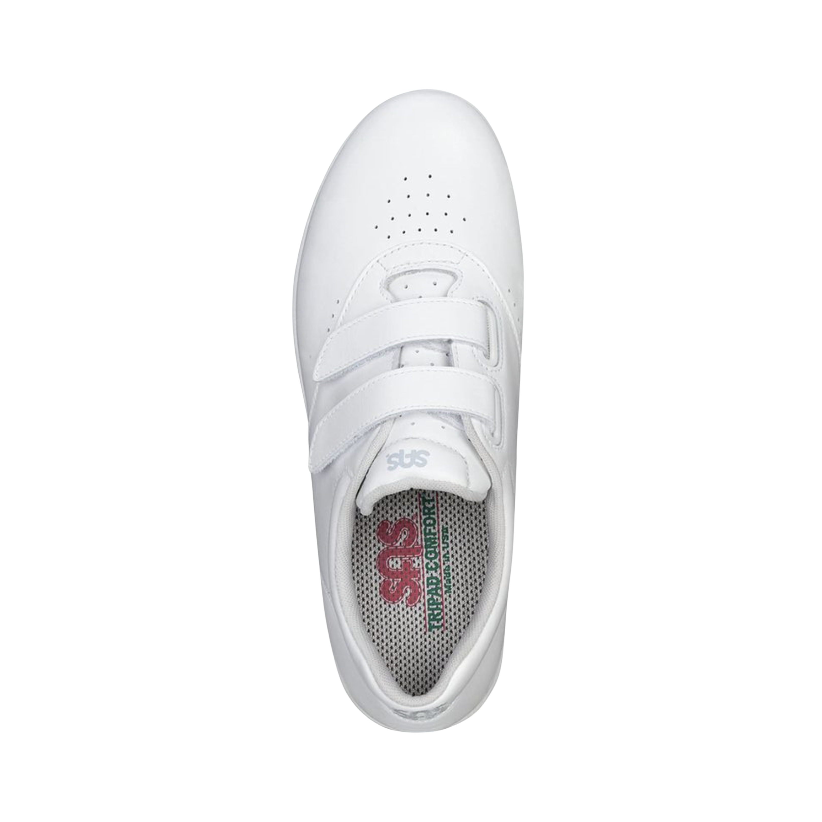 Women's Me Too White Shoes - Extra Wide Width Comfortable Flats for Work, Travel & Everyday Wear