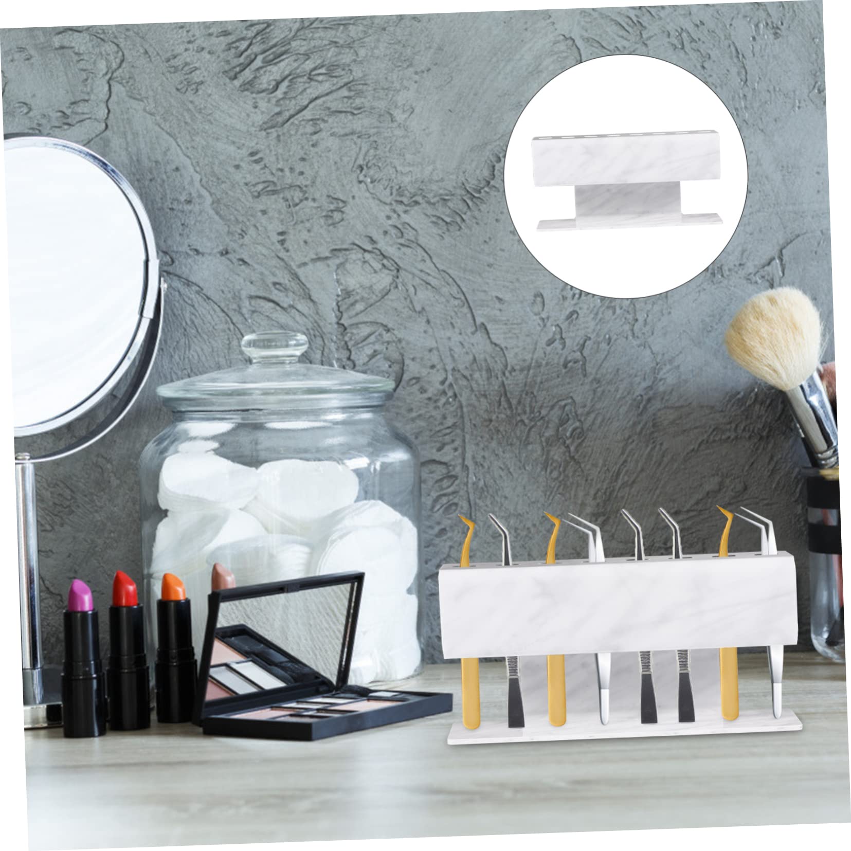 Professional Eyelash Extension Tweezers Holder - Acrylic Lash Tool Storage Kit for Lash Techs & Artists - Perfect for Salon, Spa, and Home Use