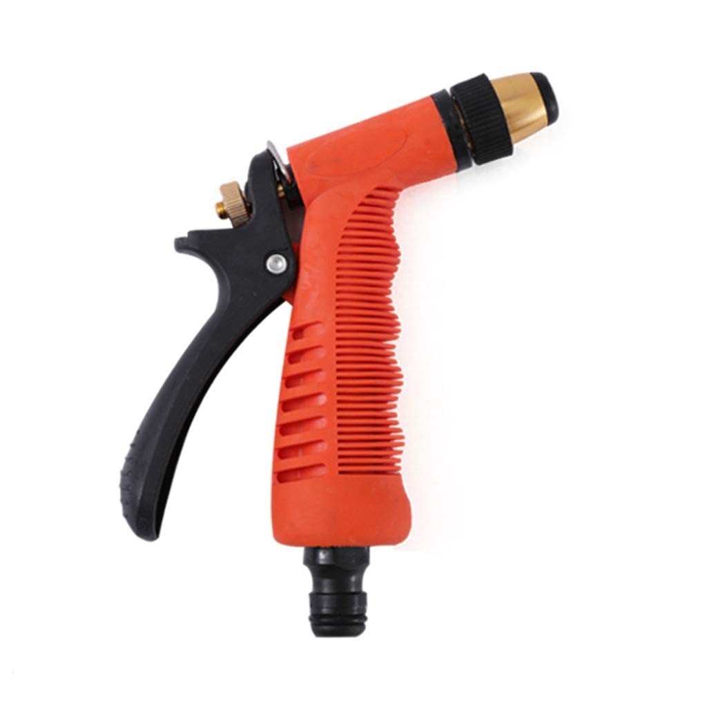 LIUSHUAISHUAI Heavy Duty Metal Garden Hose Nozzle - 8 Adjustable Spray Modes, Ergonomic Non-Slip Grip for Car Washing, Plant Watering, Pet Bathing & Outdoor Cleaning