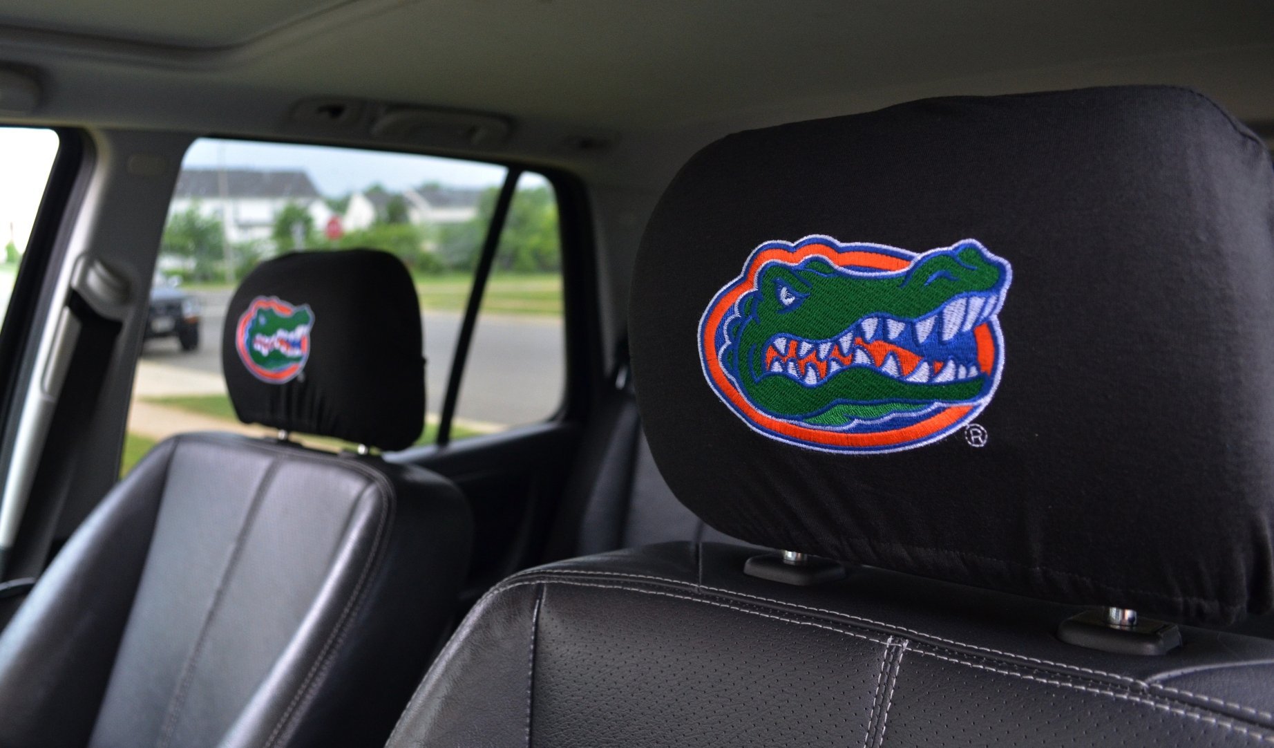 Authentic Florida Gators NCAA Headrest Cover for Cars - Officially Licensed College Football Fan Accessory for Game Day & Road Trips