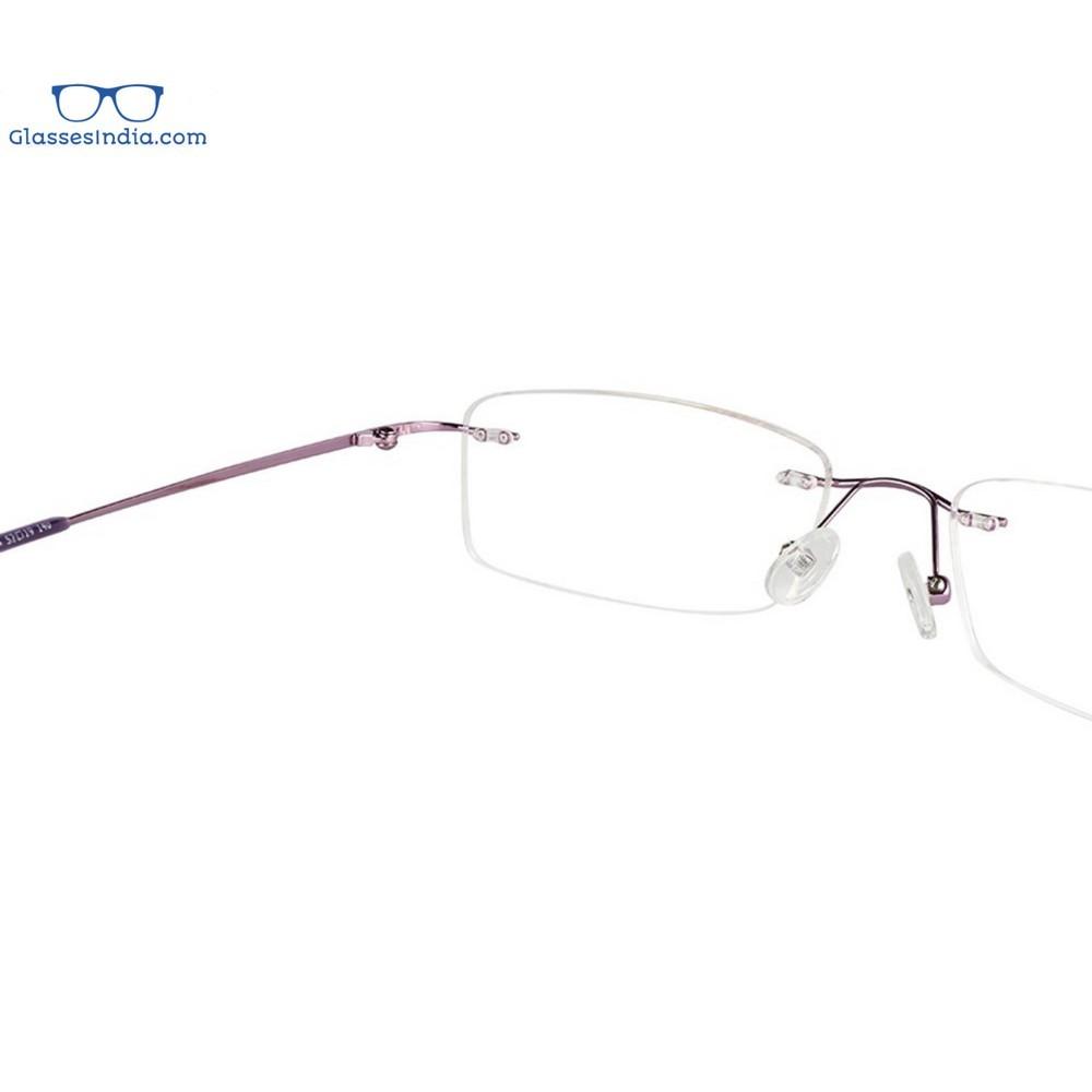 Blue Light Blocking Rimless Computer Glasses with Anti-Glare Coating for Screen Time & Digital Eye Strain Relief - Perfect for Office Work, Gaming & Online Classes