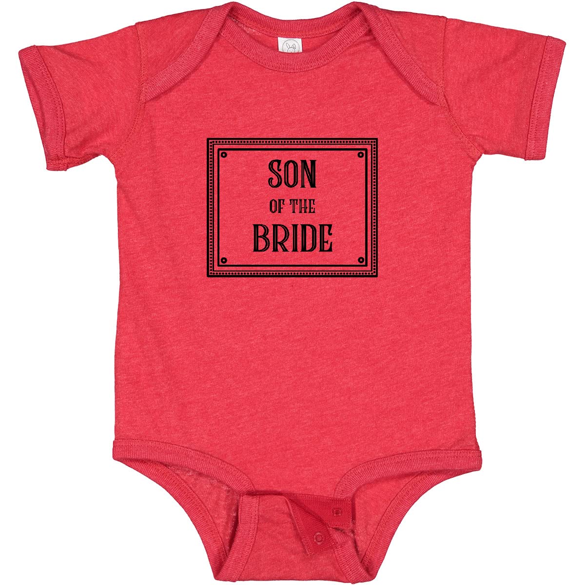 Inktastic Son of The Bride Baby Bodysuit - Cute Infant Outfit for Weddings, Baptisms & Family Photos | Soft Cotton Onesie for Newborn Boys & Girls