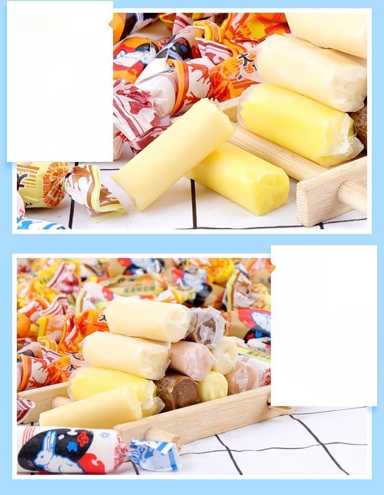 White Rabbit Creamy Candy Toffee - Coffee Flavor 17.7oz (500g) Pack of 1 | Chinese Specialty Snack, Childhood Treat, Gift Idea | Perfect for Parties, Office Snacks & Nostalgic Desserts
