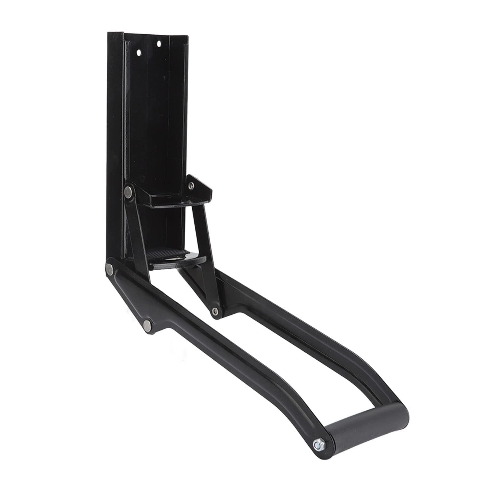 Wall Mounted Soda Can Crusher - Heavy Duty Metal Can Crusher with Soft Grip Handle & Non-Slip Mat for Aluminum, Beer & Soda Cans - Eco-Friendly Kitchen Recycling Tool (Black) - Perfect for Home Bars, Garages & Sustainable Living