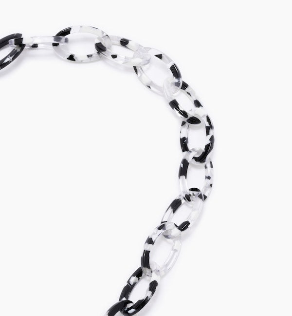 Stylish Oval Link Acetate Eyeglass Chain - Fashionable Eyewear Accessory for Reading Glasses & Sunglasses - Perfect for Reading, Driving, and Outdoor Activities