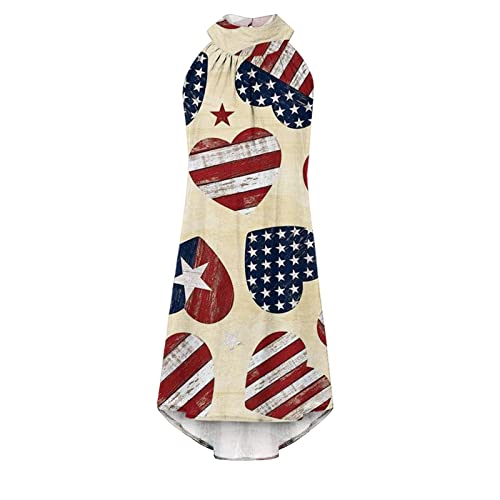 Women's Summer Sleeveless Mini Dress - Flowy Open Collar Pleated Beach Dress with Floral Print | Perfect for Vacations, Pool Parties & Tropical Getaways