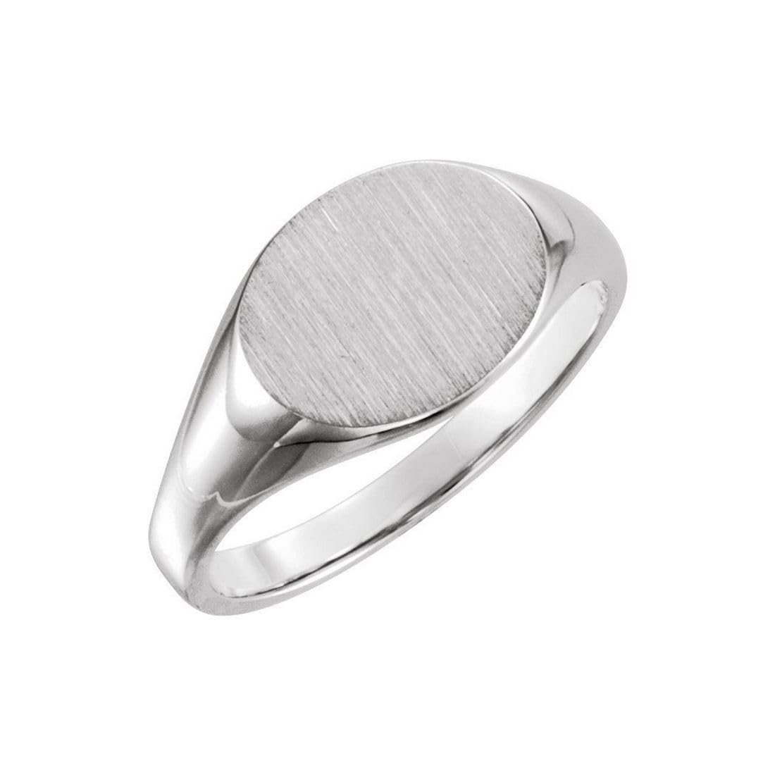 925 Sterling Silver Signet Ring for Women - Size 6 | Classic Elegant Jewelry for Everyday Wear, Gift Giving & Special Occasions