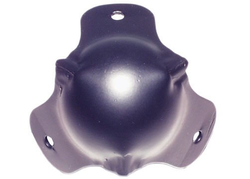 McBride GC 304B Black 3-Legged Speaker Cabinet Corner Bracket - Heavy Duty Studio & Stage Equipment for PA Systems, Guitar Amps, and Audio Setups