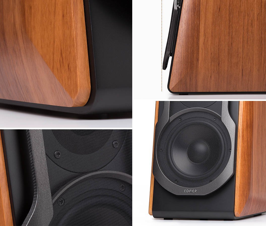 Edifier S1000DB Premium Bluetooth Bookshelf Speakers - 120W RMS, aptX HD, Wireless Audio for TV, PC, Laptop, Smartphone - Includes Infrared Remote Control - Perfect for Home Theater, Gaming & Music Listening