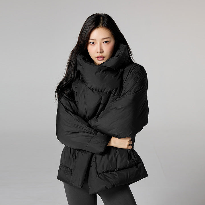 High Neck Rap Padding Jacket - Trendy Streetwear for Men & Women | Perfect for Hip-Hop Dance, Urban Fashion & Winter Layering