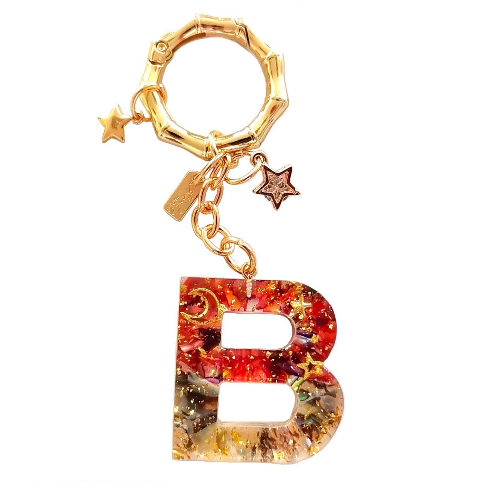 SHMAO Personalized Initial Keychain for Women - A to Z Alphabet Letter Keychains for Car Keys, Wallets & Purses | Cute & Stylish Key Accessories for Everyday Use