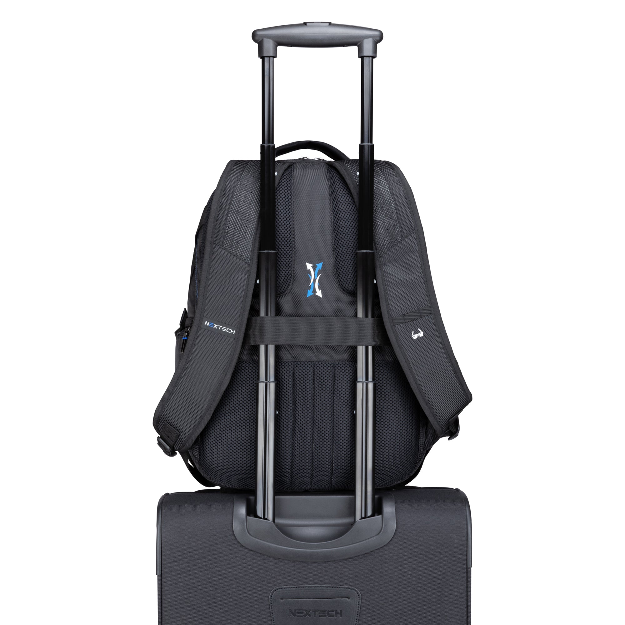 Nextech Professional Business Backpack for Men & Women - Durable Laptop Backpack with USB Charging Port - Perfect for Office, Travel, and Commuting