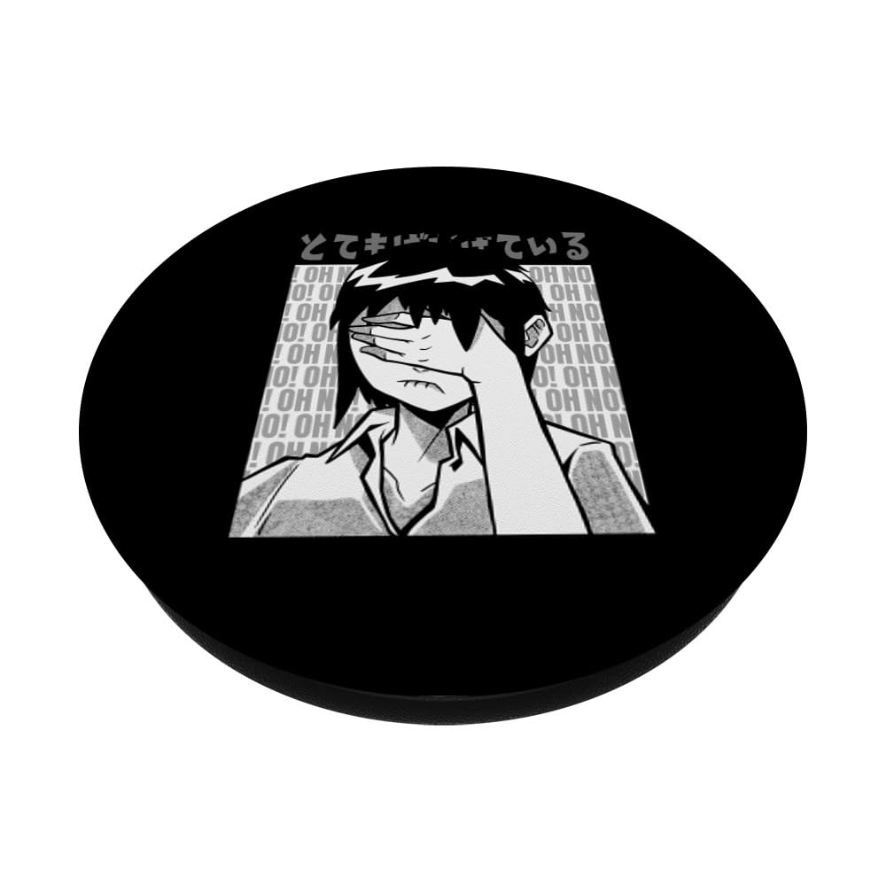 Anime Girl Merchandise - Japan Style Otaku PopSockets & PopGrip Adhesive Phone Grip for Anime Fans | Perfect for Smartphones, Tablets & Laptops