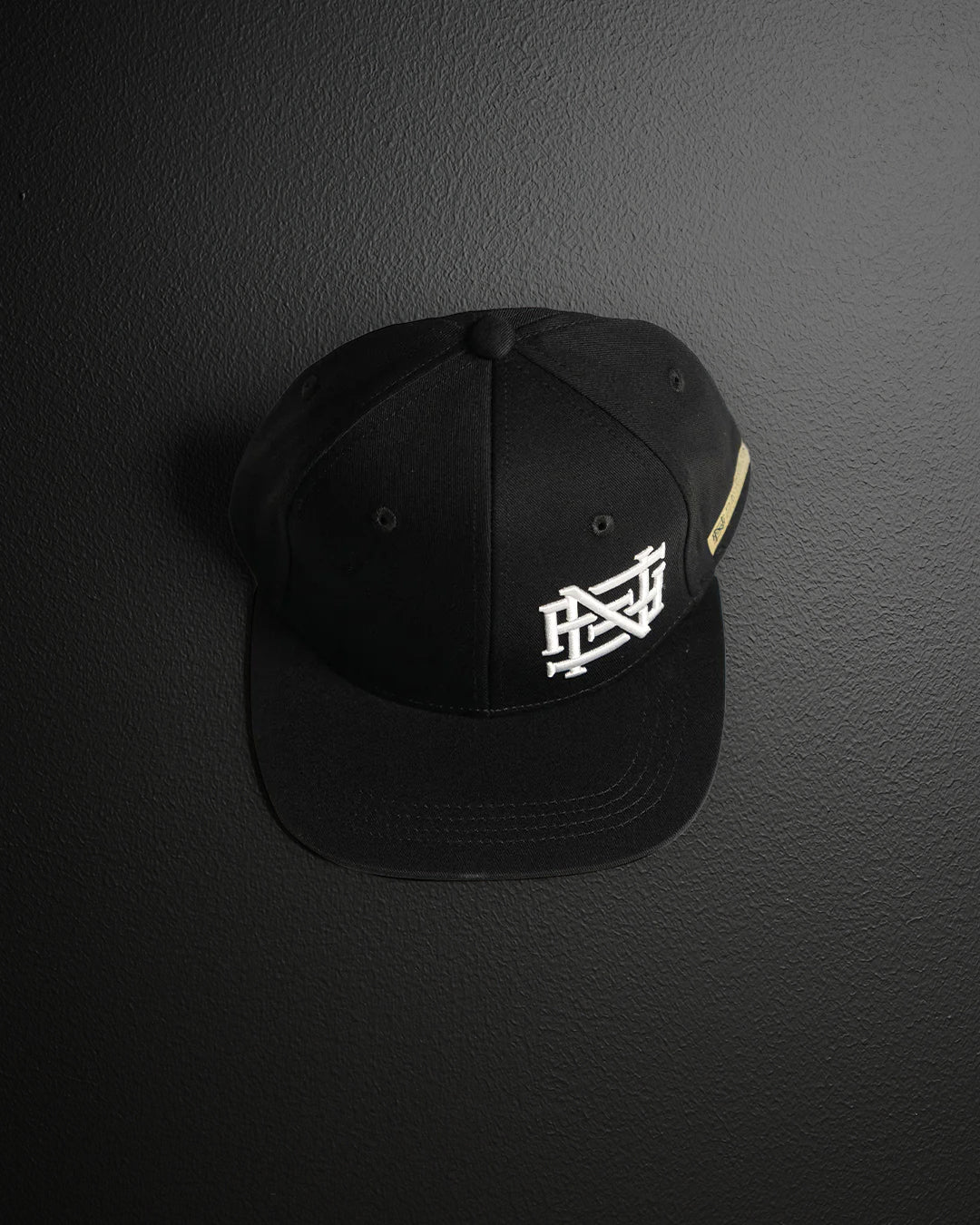 Custom Embroidered Monogram Hat - Personalized White & Black Baseball Cap for Men & Women - Perfect for Sports, Gifts, and Everyday Wear