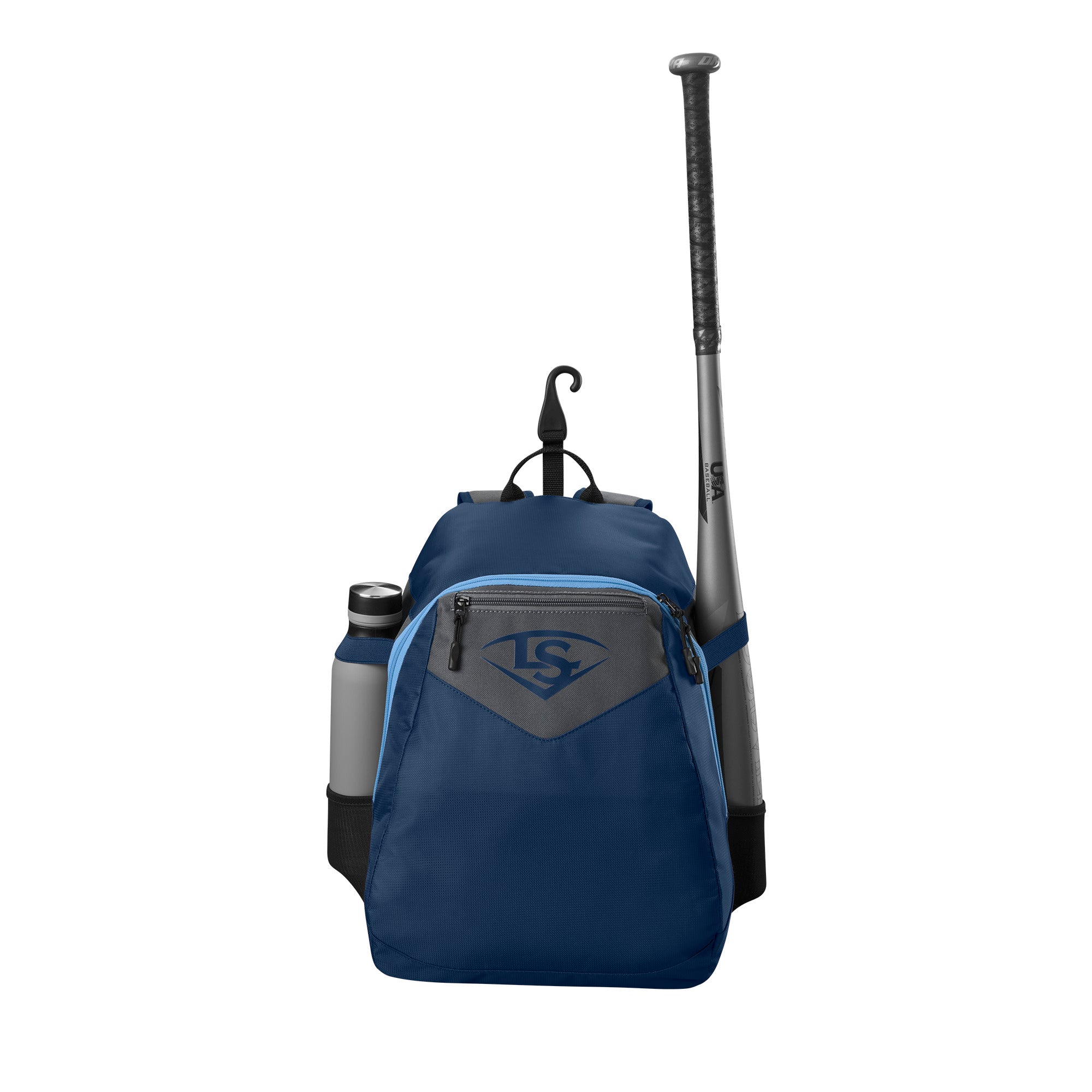 Louisville Slugger Genuine V2 Youth Baseball Backpack - Lightweight Durable Stick Pack for Kids & Teens - Perfect for School, Sports Practice & Travel