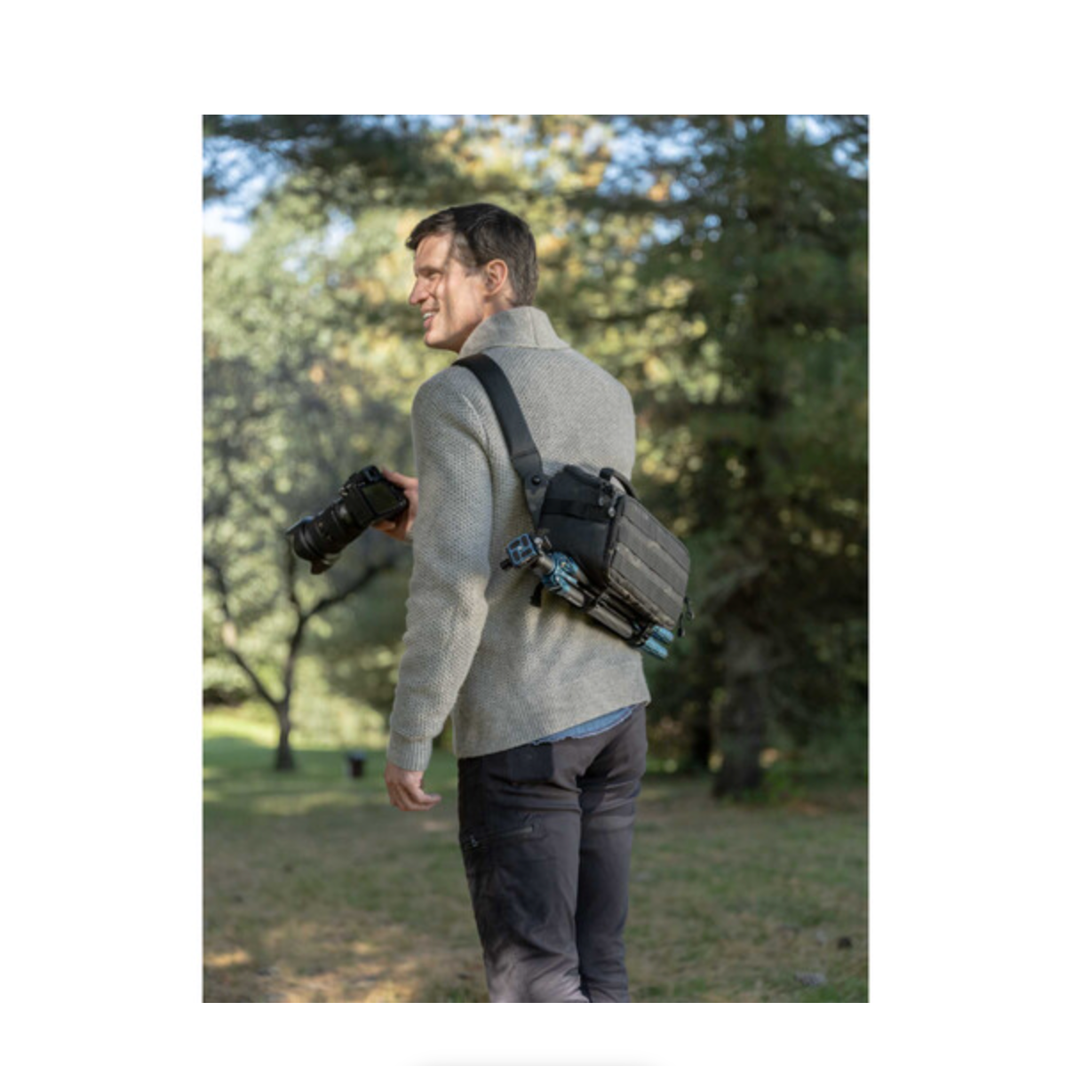 Benro SuperSlim Carbon Fiber Tripod with Ball Head - Lightweight Travel Tripod for DSLR Cameras, Perfect for Hiking, Vlogging & Outdoor Photography