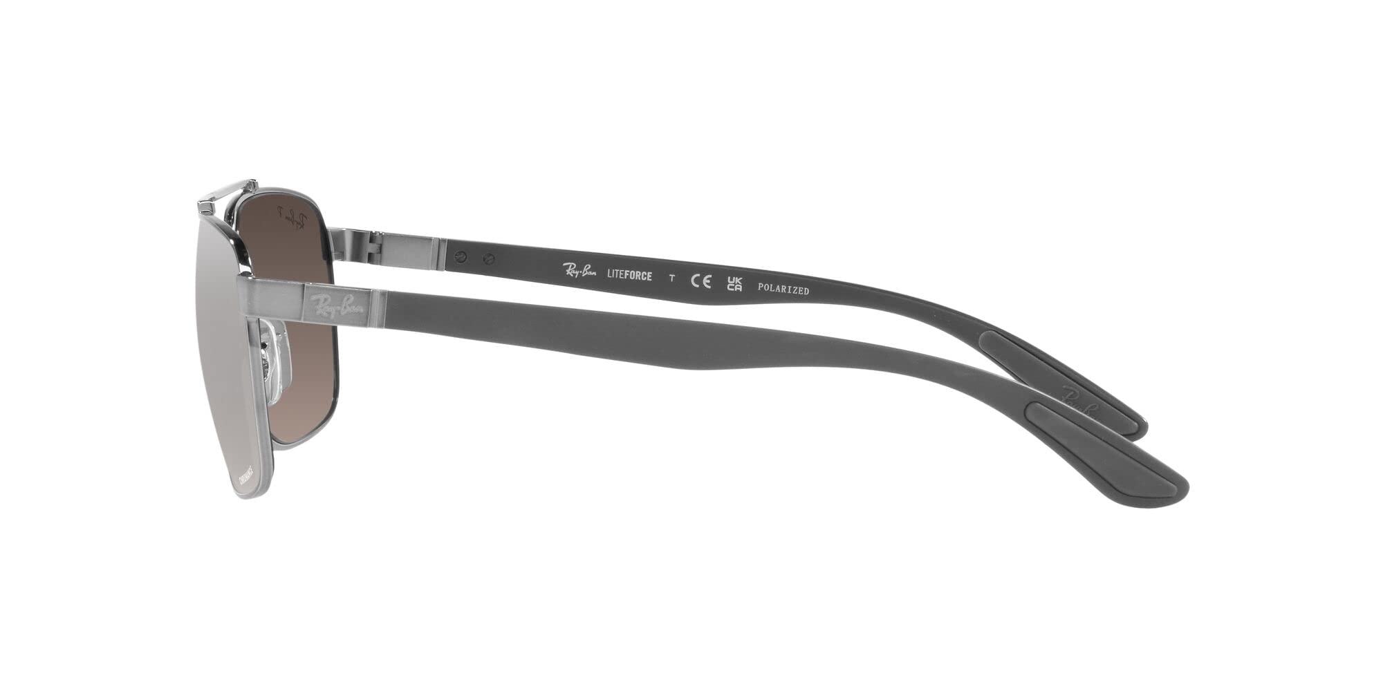 Ray-Ban RB3701 Liteforce Rectangular Sunglasses for Men & Women - Lightweight UV Protection Polarized Lenses - Perfect for Driving, Beach & Outdoor Activities