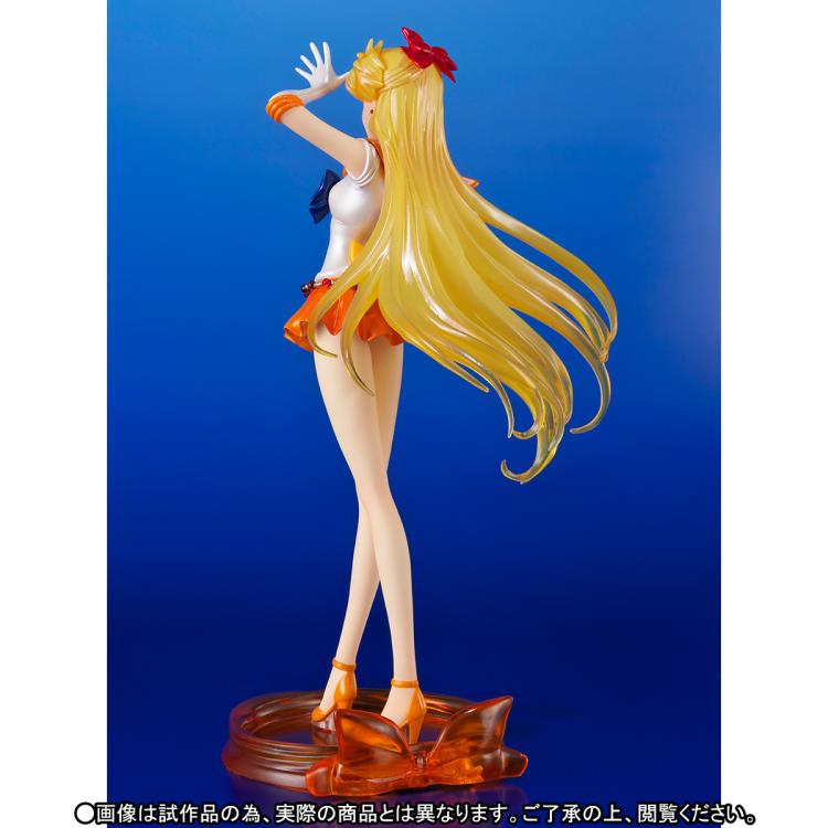 Figuarts ZERO Sailor Venus Pretty Guardian Sailor Moon Crystal Anime Action Figure - Perfect for Collectors, Display & Anime Decor