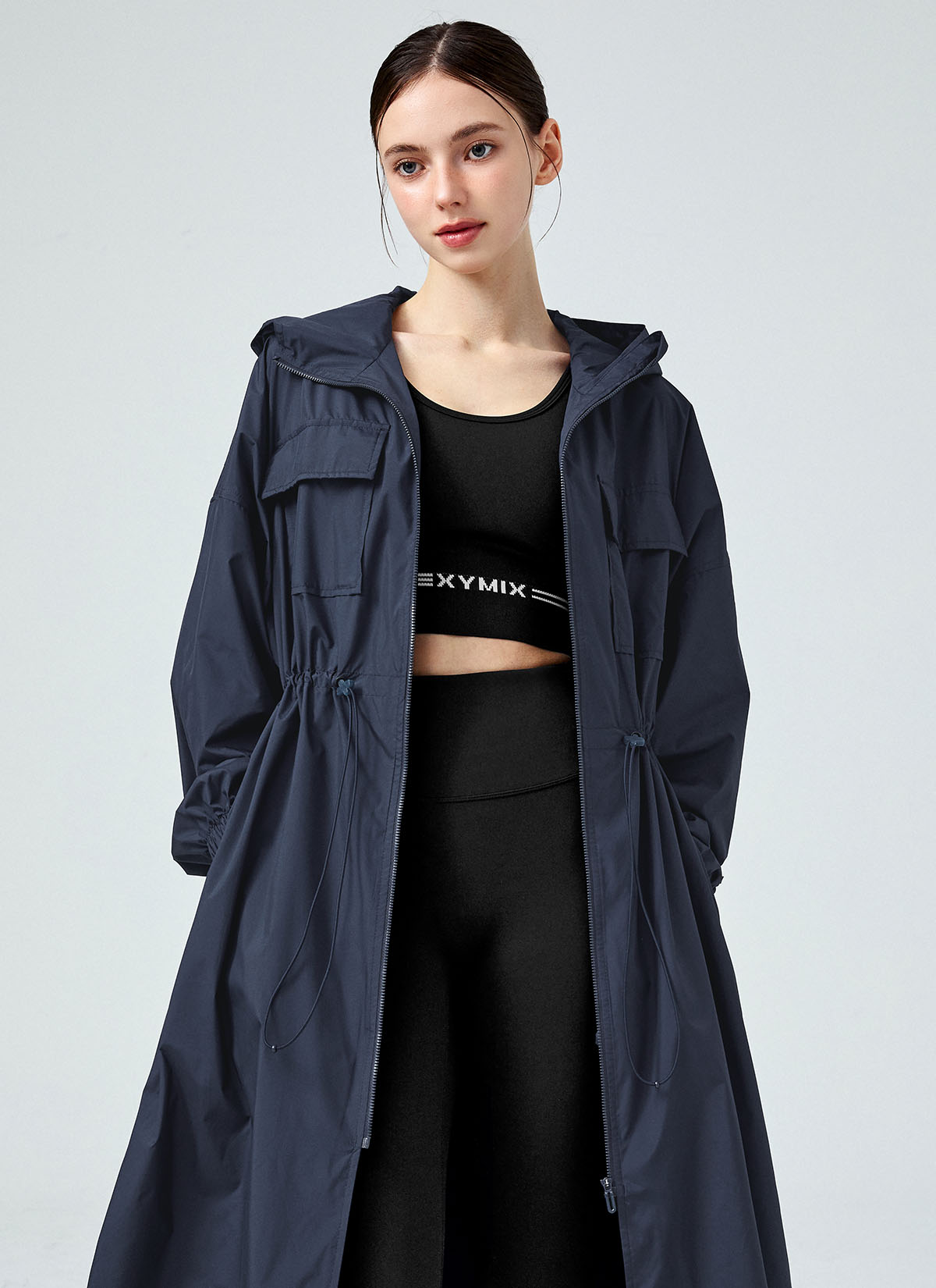 Breathable Essential Maxi Hooded Long Jacket for Women - Perfect for Outdoor Hiking, Travel & Casual Wear