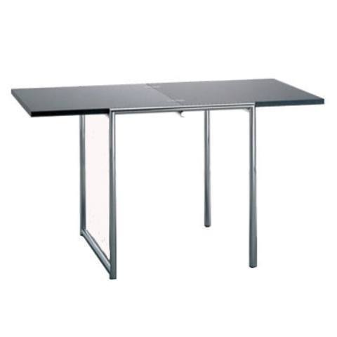 Eileen Gray Square Folding Table - Modern Space-Saving Furniture for Small Apartments, Outdoor Patio & Office Use