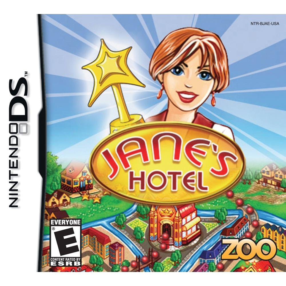 Refurbished Nintendo DS Lite Portable Gaming Console - Jane's Hotel Edition | Handheld Video Game System for Kids & Adults | Perfect for Travel, Commuting & Home Entertainment