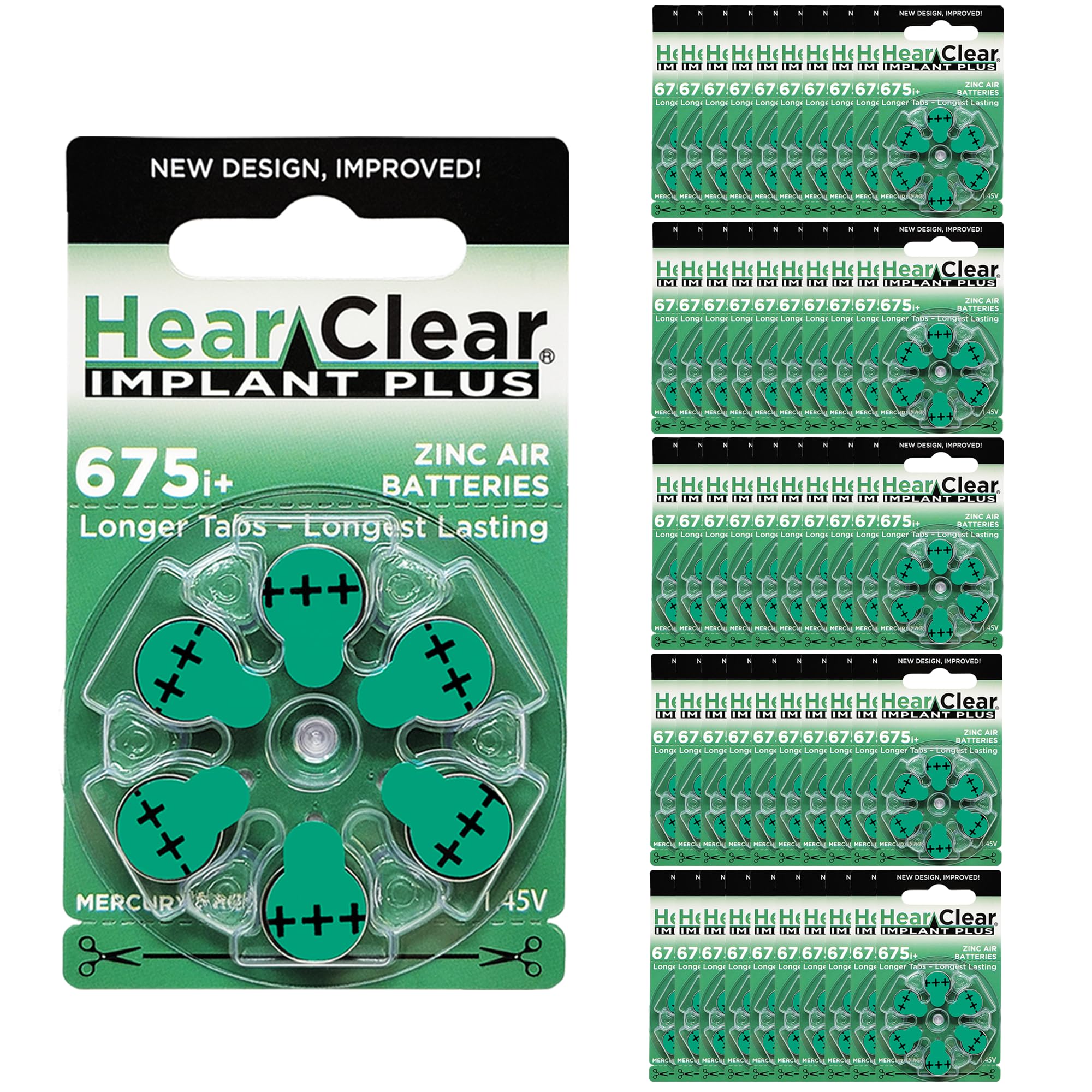 675P PR44SP Cochlear Implant 1.45V Hearing Aid Batteries - 300 Pack | Long-Lasting Power for Hearing Devices | Perfect for Cochlear Implants, Hearing Aids & Assistive Listening Devices