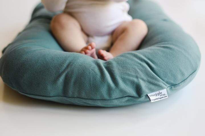 Organic Cotton Cover for Snuggle Me Infant Lounger - Soft & Breathable Baby Nest Cushion Protector - Perfect for Nursery, Playtime & Co-Sleeping