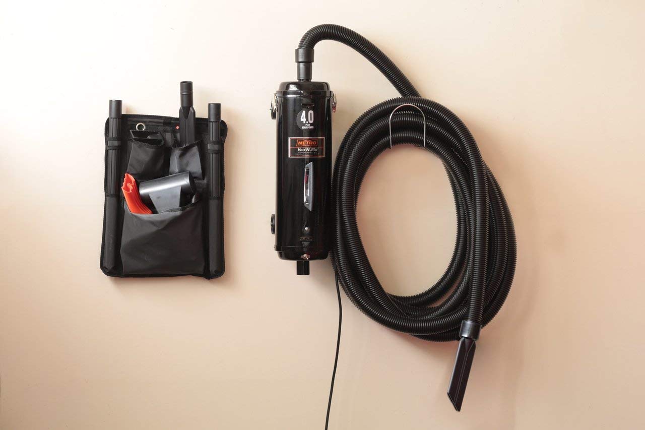 VNB-4AFBR Metro Wall Mount Vac N Blo 4HP Vacuum & Power Blower - Heavy Duty Cleaning for Garages, Workshops & Outdoor Areas