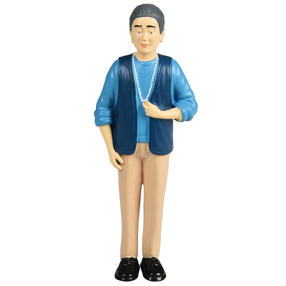 Asian Pretend Play Vinyl Family Figurines - 8 Piece Doll Set for Kids Role Play, Learning & Storytelling | Perfect for Preschool Classroom, Daycare & Home Playtime