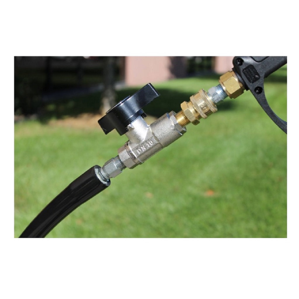 MTM Hydro DN10 High Pressure Mini Ball Valve Kit 3000psi - Heavy Duty Brass Valve for Hydraulic Systems, Water Pumps & Industrial Applications