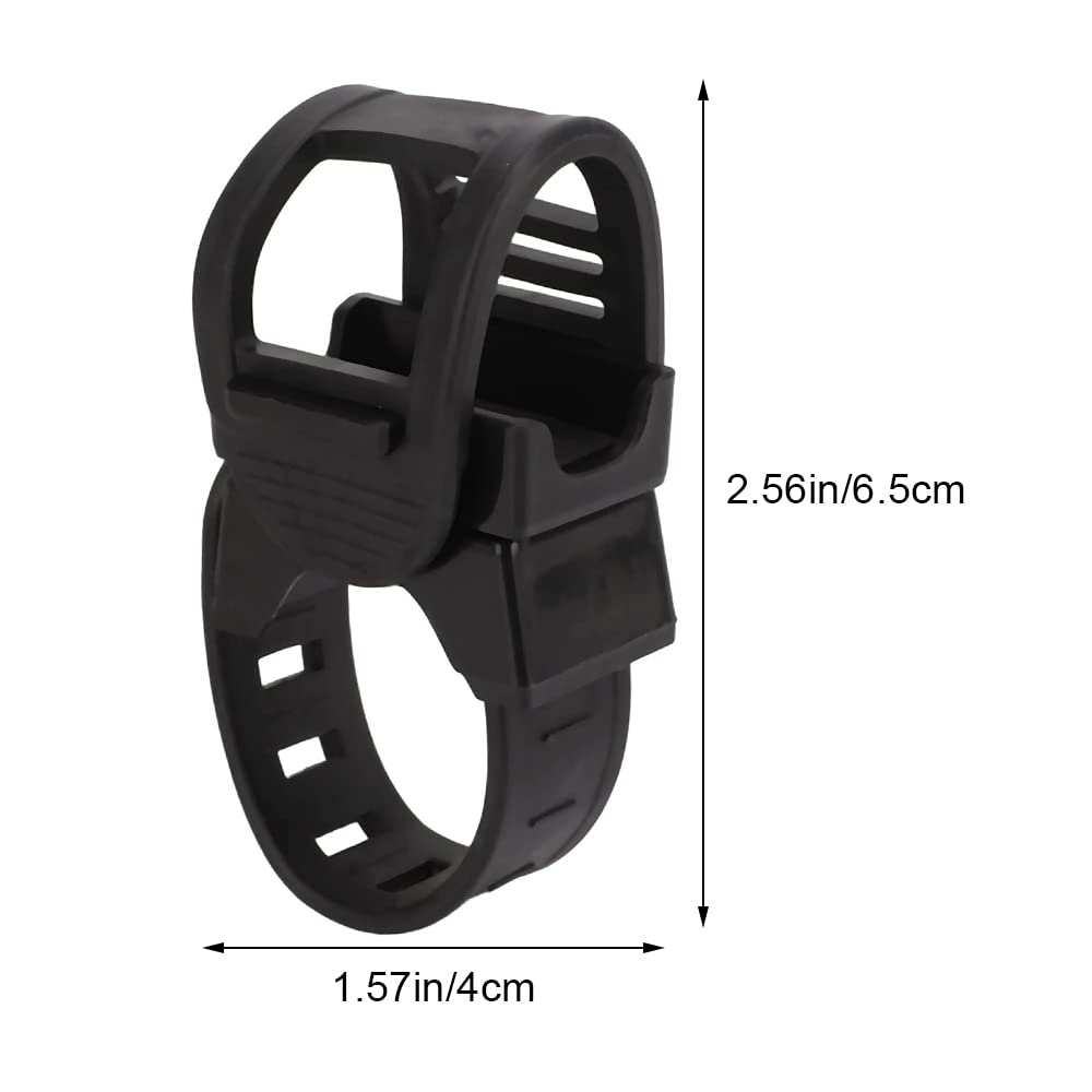 Adjustable Rotatable Bike Flashlight Holder - Universal Bicycle & Motorcycle Torch Mount Clamp for Night Cycling, Commuting & Outdoor Adventures