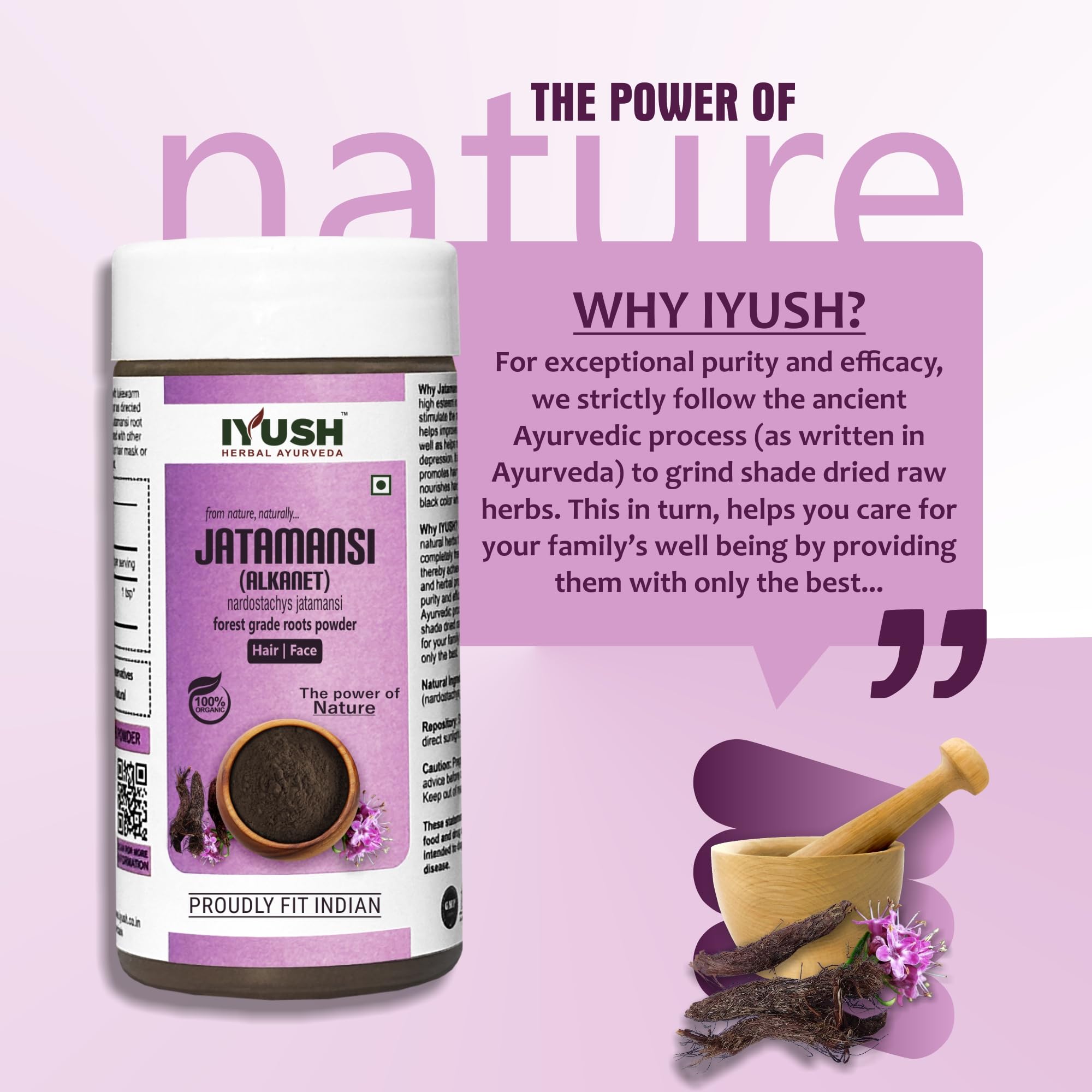 Organic Jatamansi Powder 250g - Ayurvedic Herbal Supplement for Hair Growth & Stress Relief | Pure Jatamasi Root Powder for Healthy Hair Care & Natural Relaxation | Perfect for DIY Hair Masks, Herbal Teas & Aromatherapy