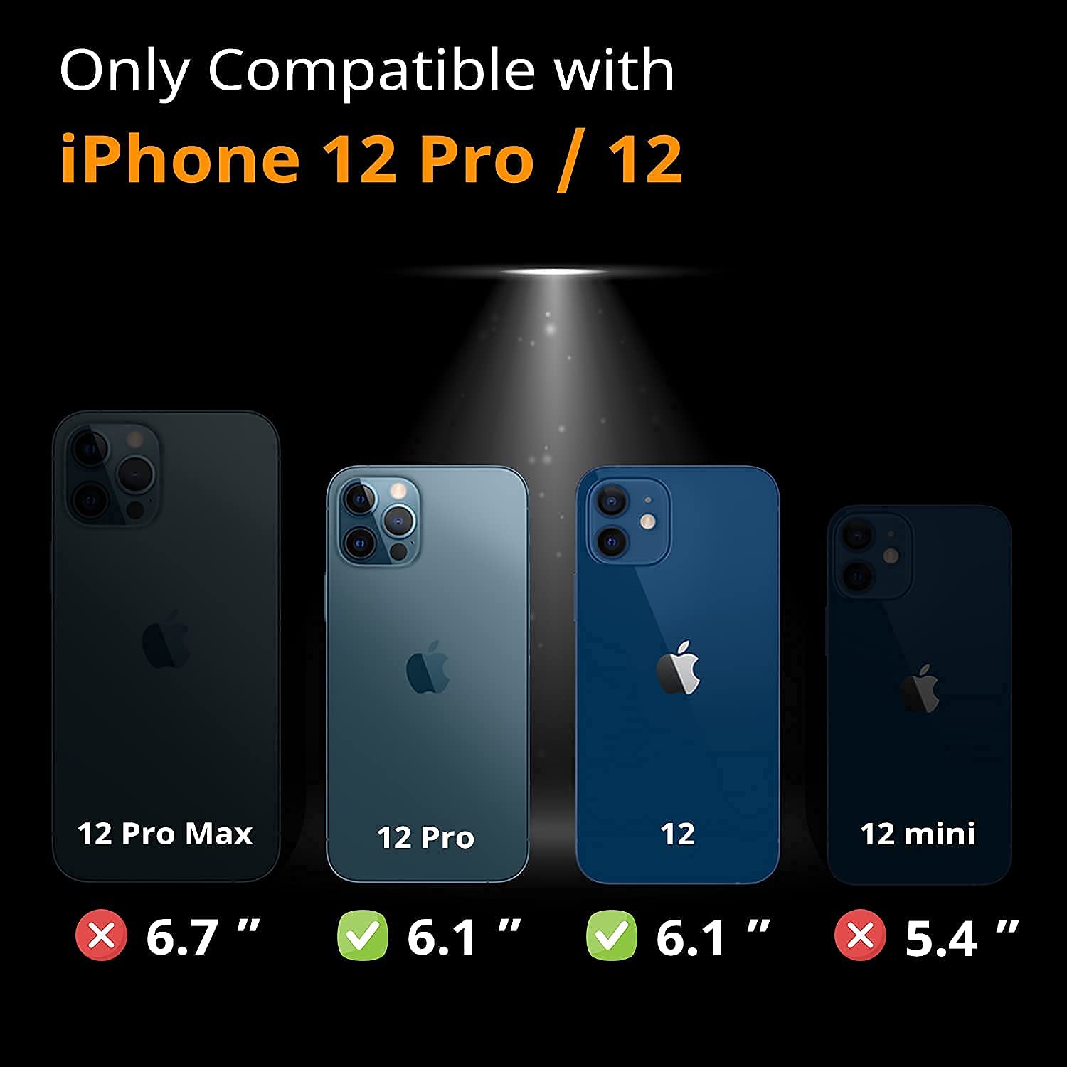 Military-Grade Titanium Exoskeleton Case for iPhone 12/12 Pro - 10ft Drop Tested, Ultra-Thin Naked Feel (Red) - Perfect for Outdoor Adventures, Work & Daily Protection