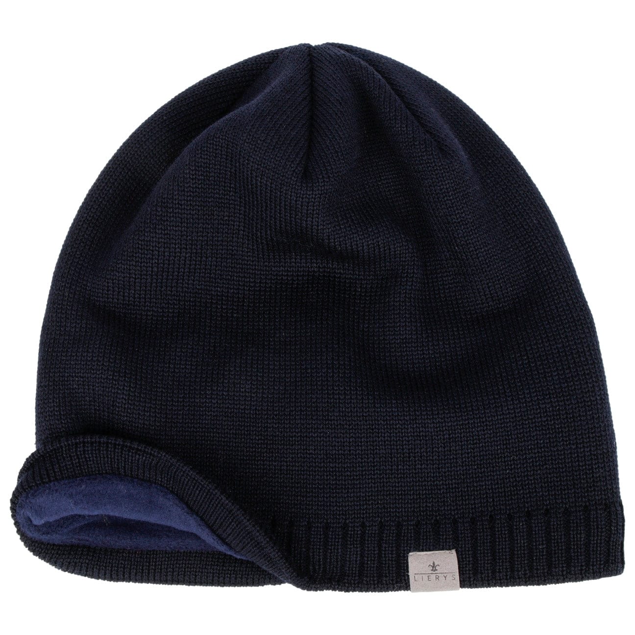 Lierys Fine Merino Classic Oversize Beanie Hat - Soft Wool Winter Hat for Men & Women - Perfect for Skiing, Hiking & Cold Weather Activities