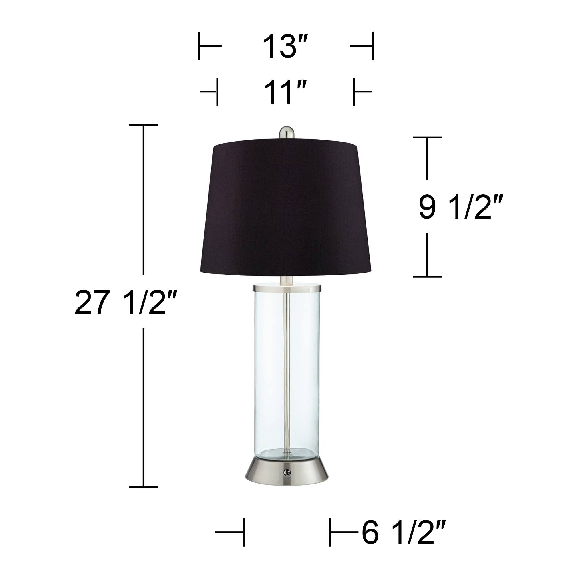 360 Lighting Watkin Modern Table Lamps Set of 2 - 27.5